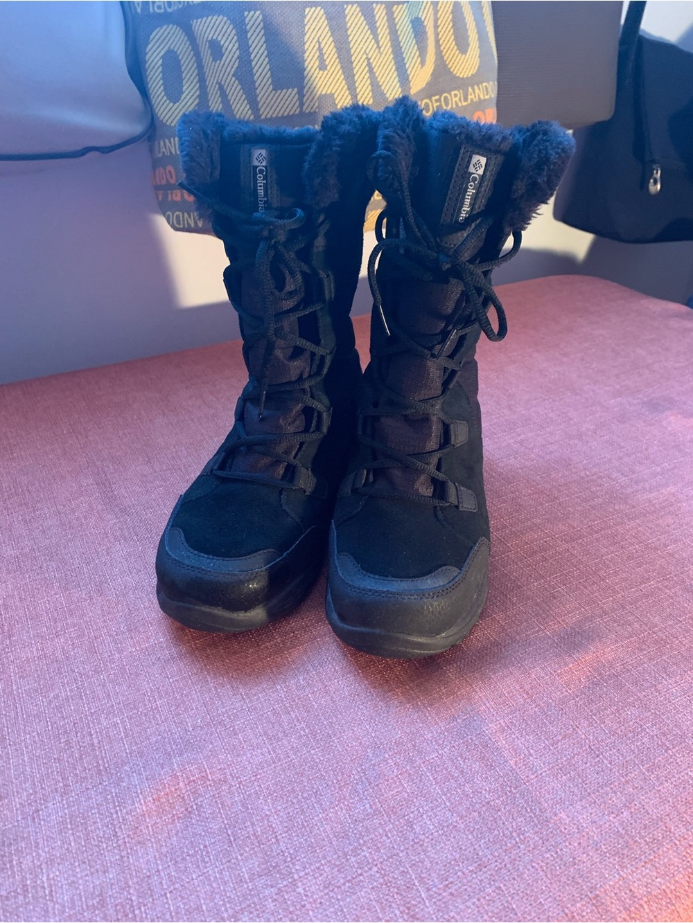 Columbia , Women's Black Insulated and waterproof Winter Boots
